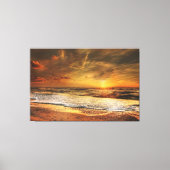 Sunset Beach Canvas Afbeelding 43 Afdruk (Voorkant)