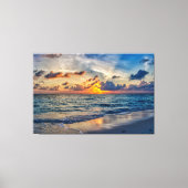 Sunset Beach Canvas Print Picture 20 (Voorkant)