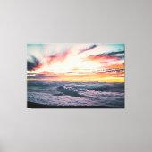 Sunset Beach Canvas Print Picture 39 (Voorkant)