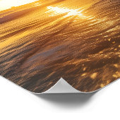 Sunset Beach Cityscape Poster (Hoek)