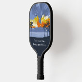 Sunset Beach door © Cathy Thompson Pickleball Paddle (Links)