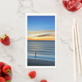 Sunset Beach Gastenhanddoek Papier servetten 14 (Insitu)