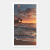 Sunset Beach Gastenhanddoek Papier servetten 3 (Voorkant)
