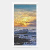Sunset Beach Gastenhanddoek Papier servetten 33 (Voorkant)