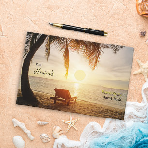 Sunset Beach House Foil Livre d'or
