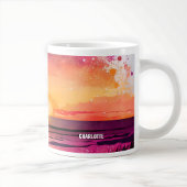 Sunset Beach moderne tasse de café aventure person