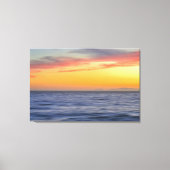 Sunset Beach Ocean Abstracte muurkunst Canvas Afdruk (Voorkant)