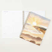 Sunset Beach | Ocean Watercolor Coastal Planner (Display)