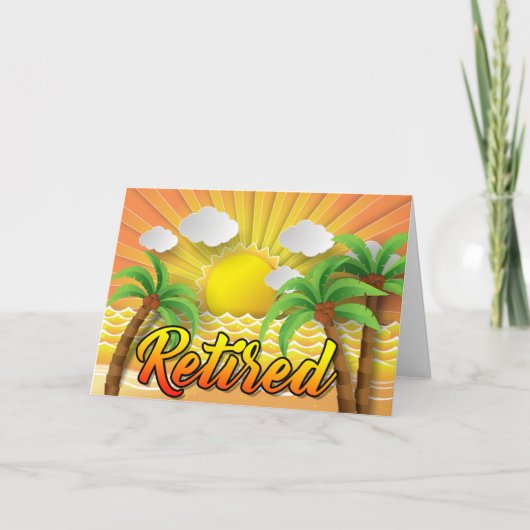 Sunset Beach pensioen Kaart (Voorkant)