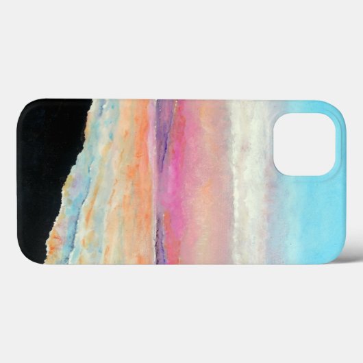 Sunset Beach Pink Art Case-Mate iPhone Case (Achterkant (horizontaal))