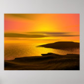 Sunset Beach Poster (Voorkant)