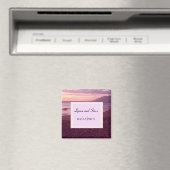 Sunset Beach Save the Date Magneet (Insitu (Vaatwasser))