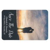 Sunset Beach Save the Date Magneet (Horizontaal)