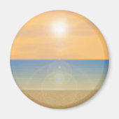 Sunset Beach Scene: Magneet (Voorkant)