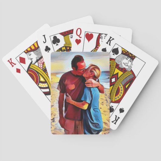 Sunset Beach Speelkaarten (Achterkant)