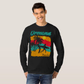 Sunset Beach Surfen Ormond Florida Summer T-shirt (Voorkant volledig)