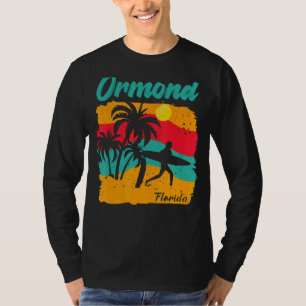 Sunset Beach Surfen Ormond Florida Summer T-shirt