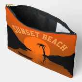 Sunset Beach Tropical Oranje Art Etui (Open)