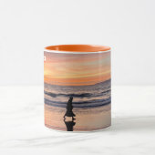 Sunset Beach Walk - Venice Beach, CA Mug (Centre)