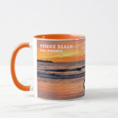 Sunset Beach Walk - Venice Beach, CA Mug (Gauche)