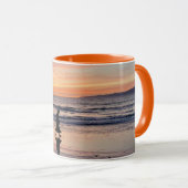 Sunset Beach Walk - Venice Beach, CA Mug (Devant droit)