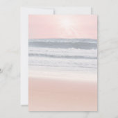 Sunset Beach Wedding Beachfront Wedding Invitation (Dos)