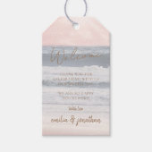 Sunset Beach Wedding | Oceanside Wedding Cadeaulabel (Voorkant)