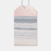 Sunset Beach Wedding | Oceanside Wedding Cadeaulabel (Achterkant)