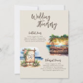 Sunset Beach Wedding Route Kaart (Voorkant)