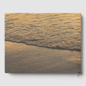 Sunset Beach Wedding, Seashell Guest Book Gastenboek (Achterkant)