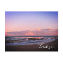 Sunset Bedankt kaart
