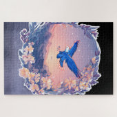 Sunset berg uitzicht puzzel legpuzzel (Horizontaal)