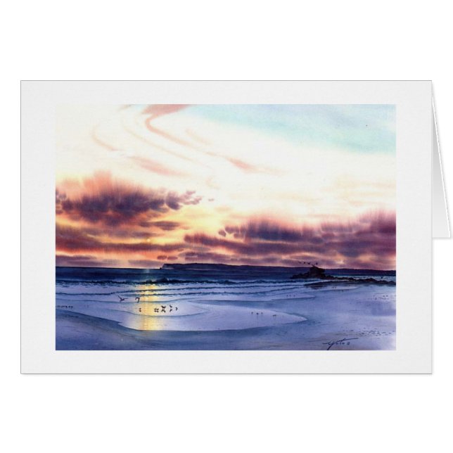 SUNSET BIJ DE BEACH JPEC (Voorkant Horizontaal)