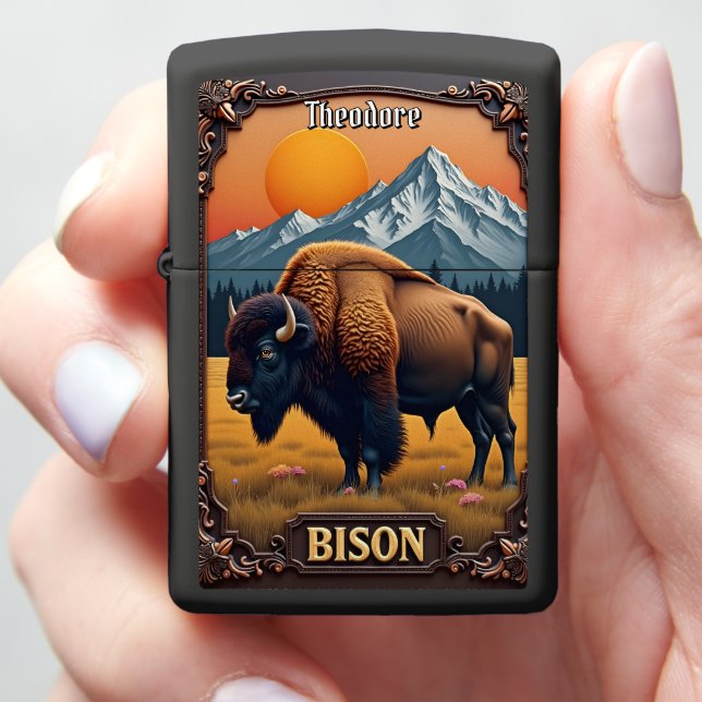 Sunset Bison (In Hand)