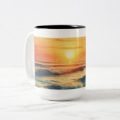 Sunset Bliss Tweekleurige Koffiemok (Voorkant links)