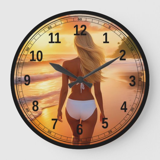 Sunset Blonde Grote Klok (Voorkant)