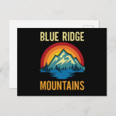Sunset Blue Ridge Mountains Briefkaart (Voorkant / Achterkant)