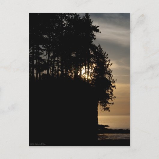 Sunset Bluff Briefkaart (Voorkant)