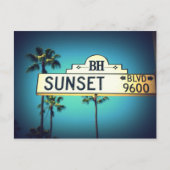 Sunset Blvd. Carte postale (Devant)