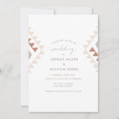 Sunset Boho Wedding Kaart (Voorkant)