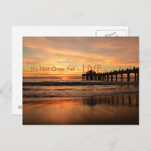 Sunset Briefkaart (Voorkant / Achterkant)