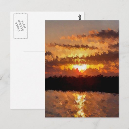 SUNSET BRIEFKAART (Voorkant / Achterkant)