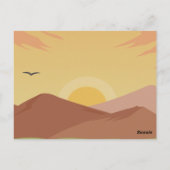 Sunset Briefkaart (Achterkant)