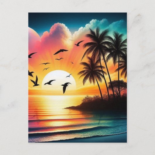 Sunset Briefkaart (Voorkant)