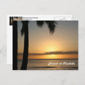 Sunset Briefkaart (Voorkant / Achterkant)