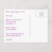 Sunset Briefkaart (Achterkant)