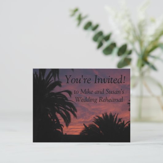 Sunset Briefkaart (Staand voorkant)