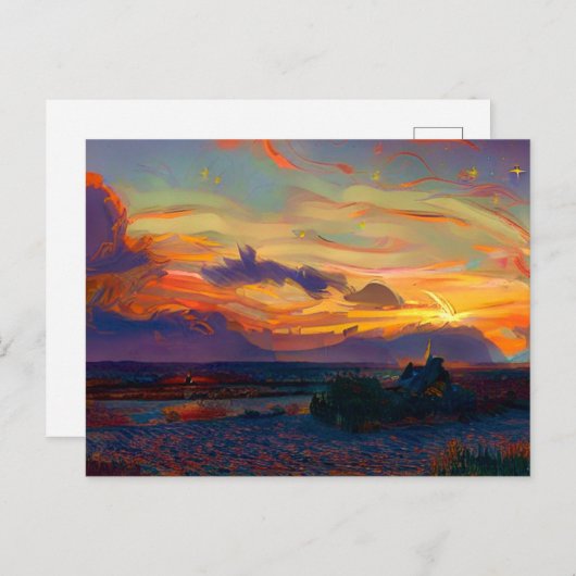 SUNSET BRIEFKAART (Voorkant / Achterkant)