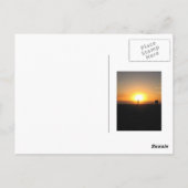 Sunset Briefkaart (Achterkant)