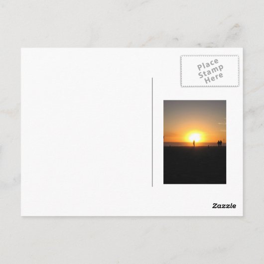 Sunset Briefkaart (Achterkant)